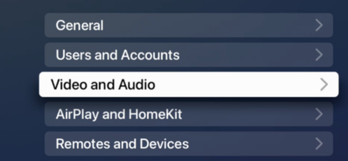 Select Video and Audio