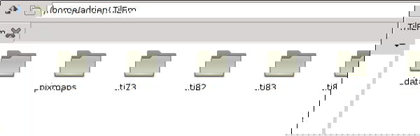 Окно конфигурации TilEm и структура папок