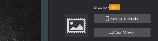 список файлов в Noxplayer