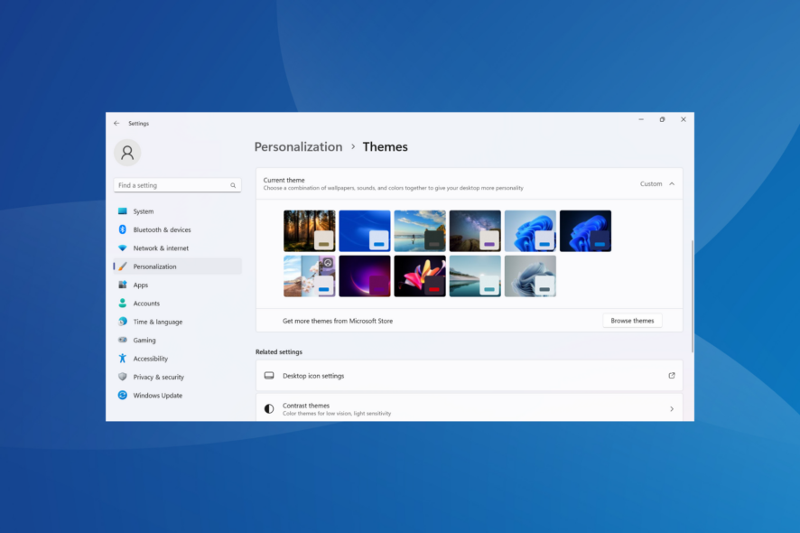 Как удалить тему в Windows 11