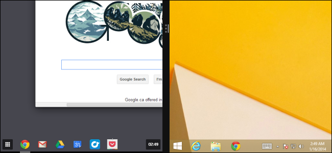 Chrome OS-подобный рабочий стол в Windows 8