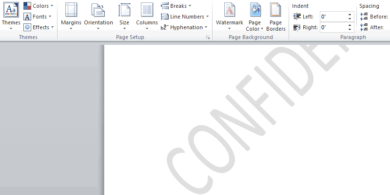 Водяной знак в Word: как добавить и настроить