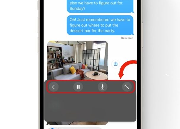 Управляющие кнопки виджета