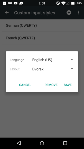 Добавление раскладок в Gboard