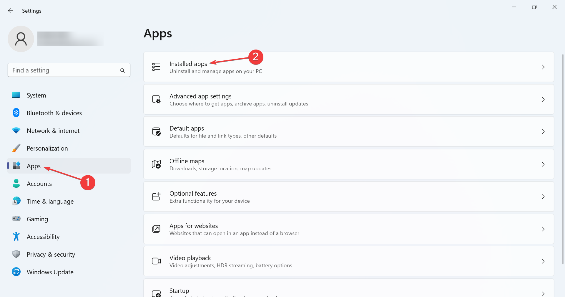 Список приложений
