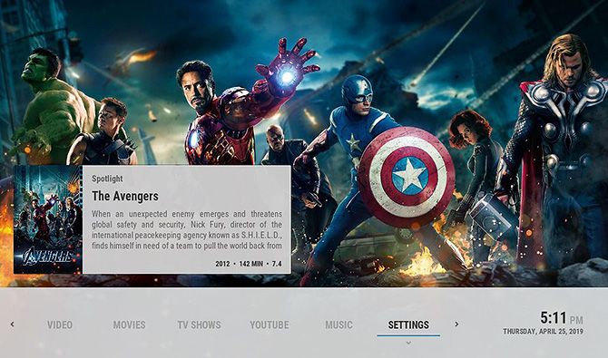 Customize Kodi skin - show fanart