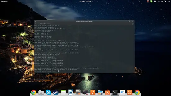 Определение запущенных служб и баннеров сервисов.