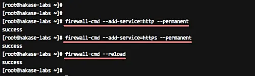Firewall services added screenshot