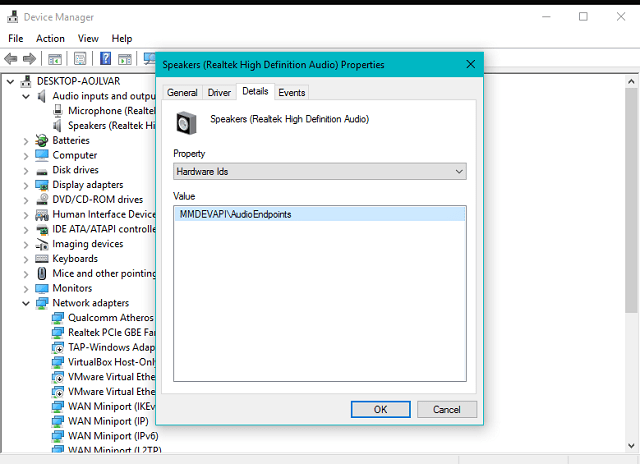 Идентификатор оборудования в Диспетчере устройств Windows