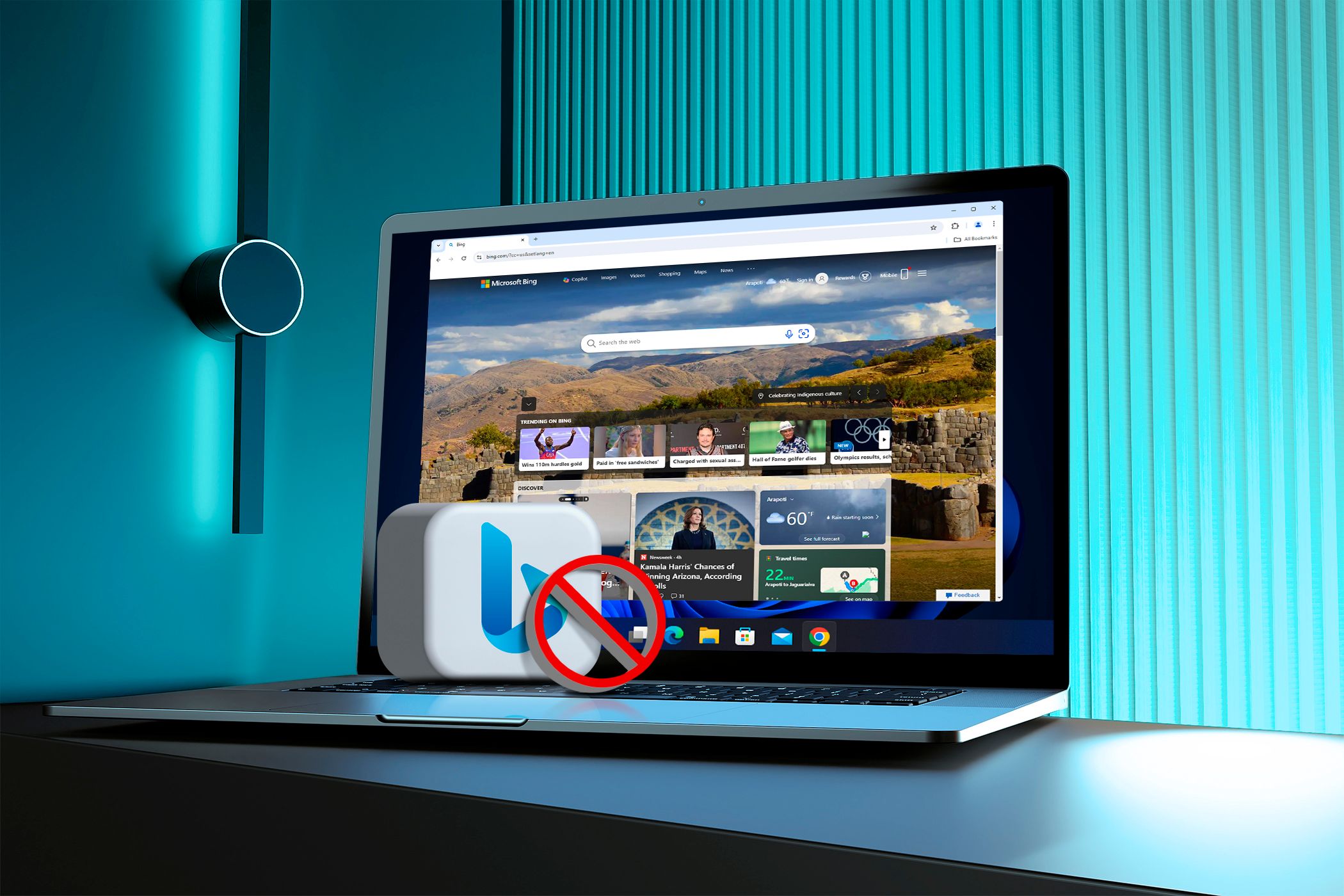 Убрать Bing из Chrome и восстановить поиск