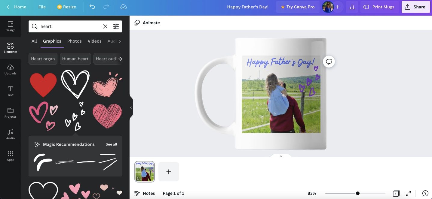 Фотокружка с персональной фотографией и текстом