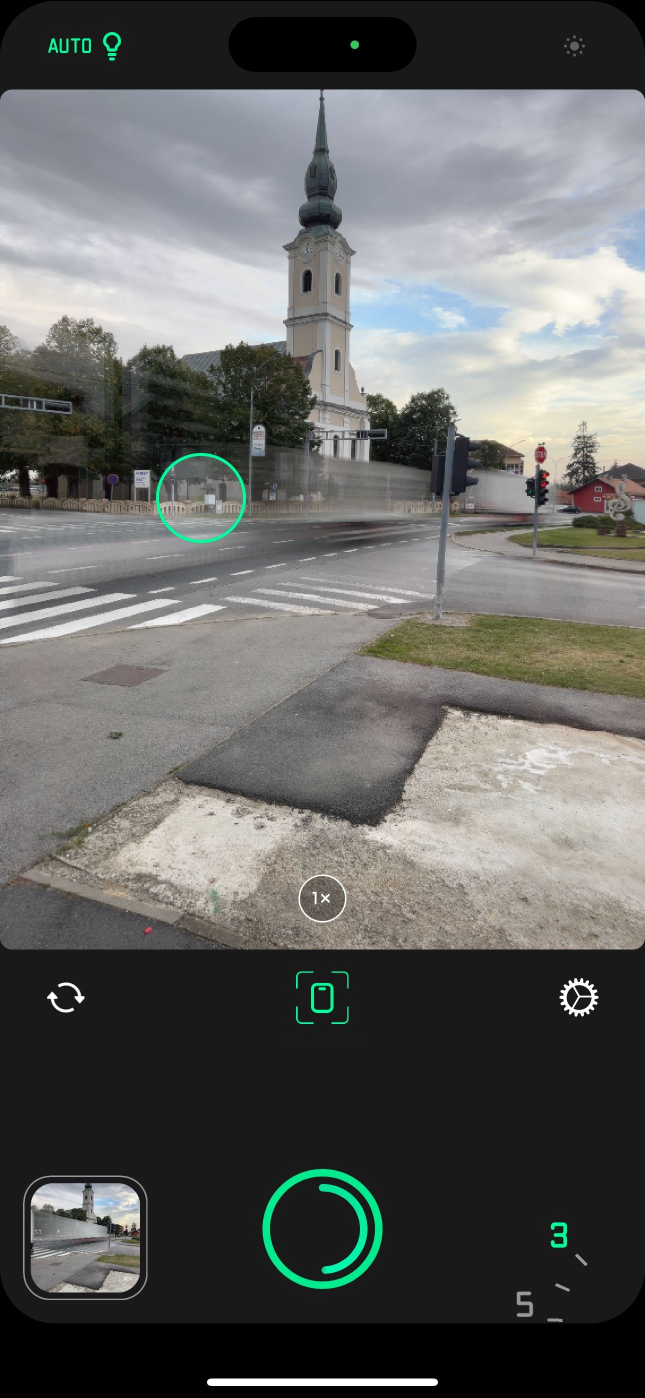 Завершение записи в Spectre и сохранение кадра