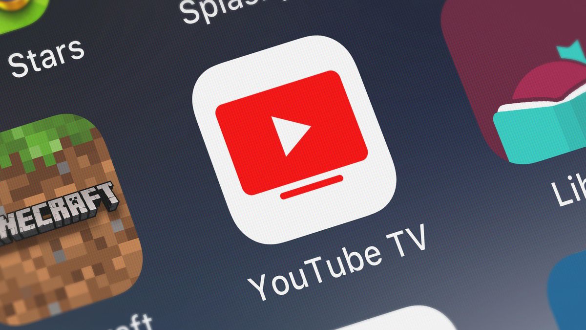 Иконка приложения YouTube TV на смартфоне