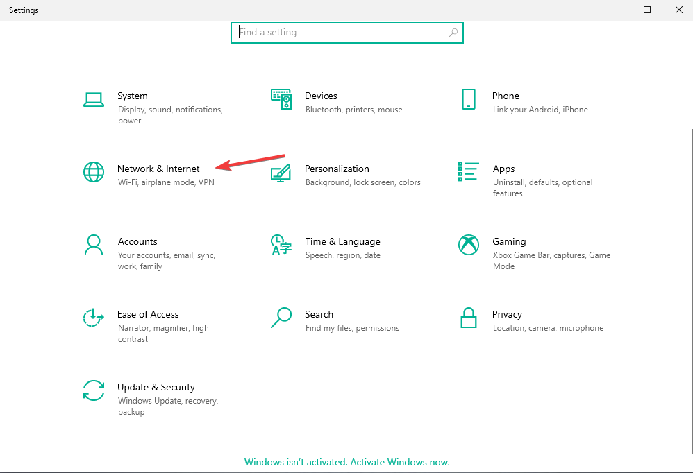 network-w10 Google Chrome not responding