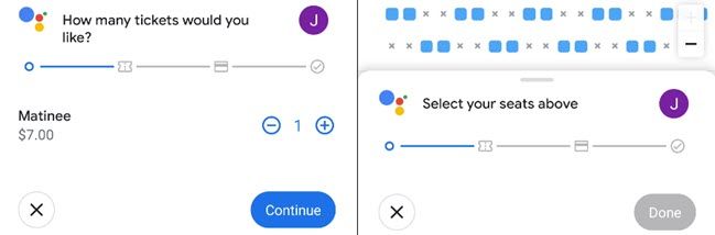 выбор количества билетов и мест на сайте кассы