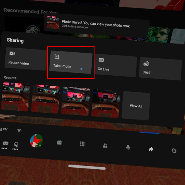 Нажмите Take Photo для отсчёта и съёмки