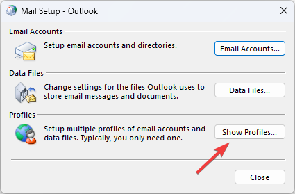 Показать профили