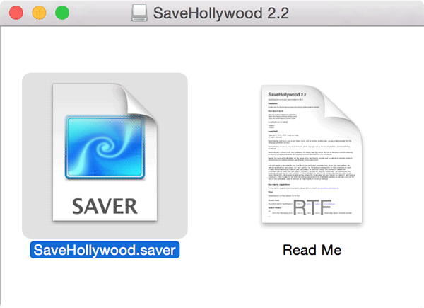 Видео как заставка на Mac с SaveHollywood