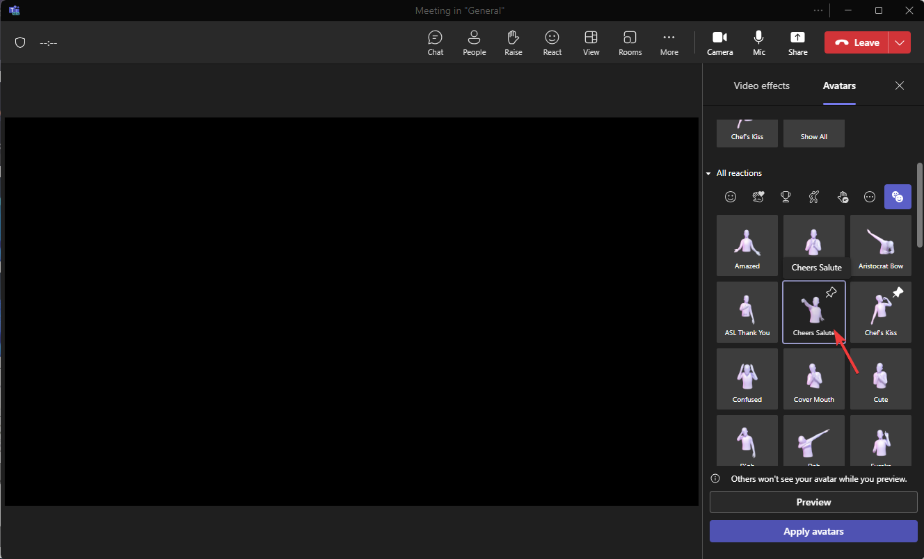 Список реакций для аватара и возможность закрепления до 5 эмодзи