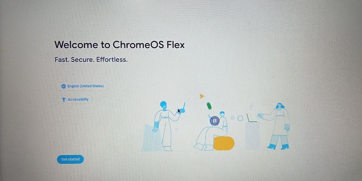 Настройка ChromeOS Flex на экране