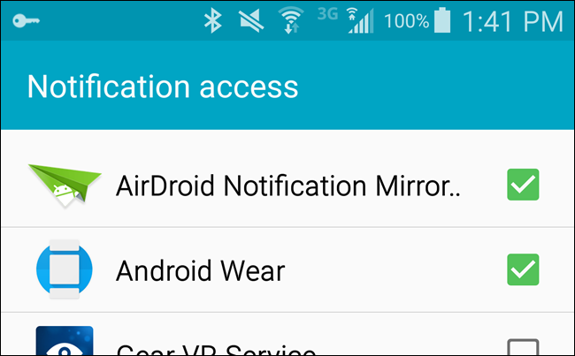 Служба AirDroid включена
