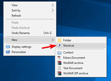 Создание ярлыка для безопасного извлечения