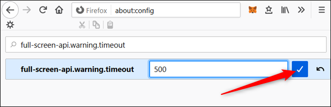 Введите значение таймаута в миллисекундах и нажмите галочку.