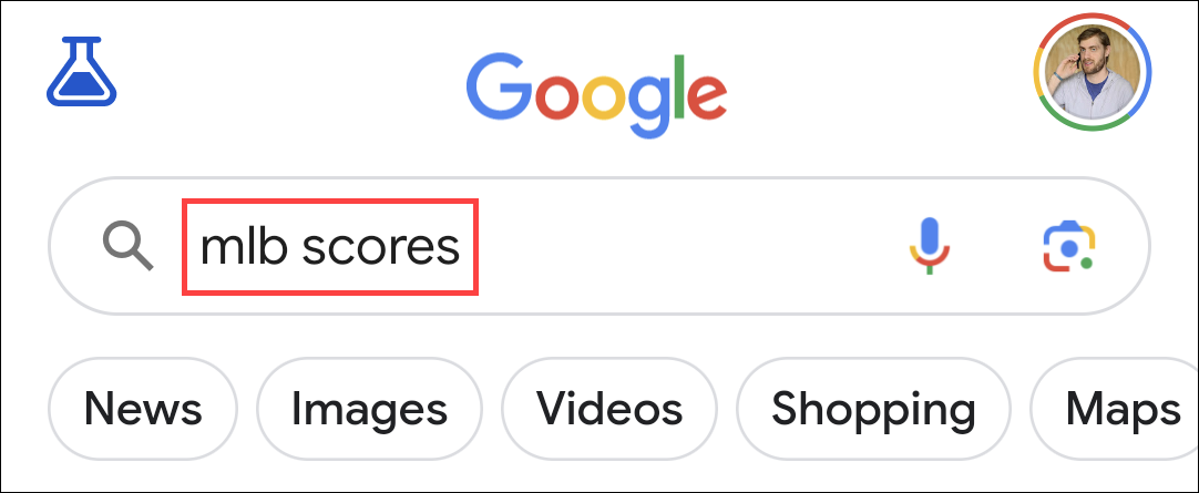 search for a sporting event.