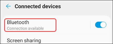 нажмите Bluetooth