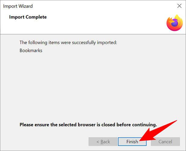 Нажмите «Готово».