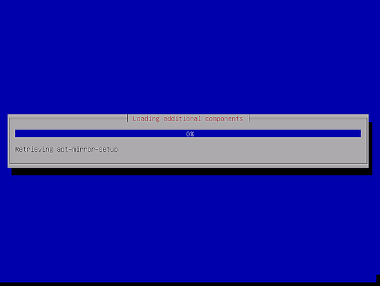 Загрузка дополнительных компонентов установщика