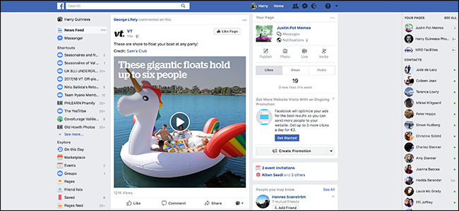 Улучшите ленту новостей Facebook