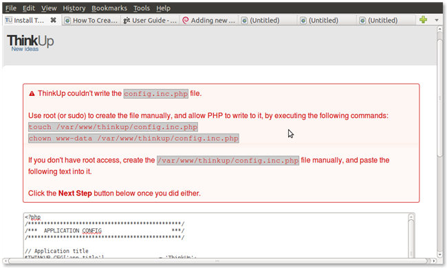 08 create config file