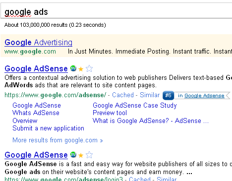 Иллюстрация подбора синонимов в результатах