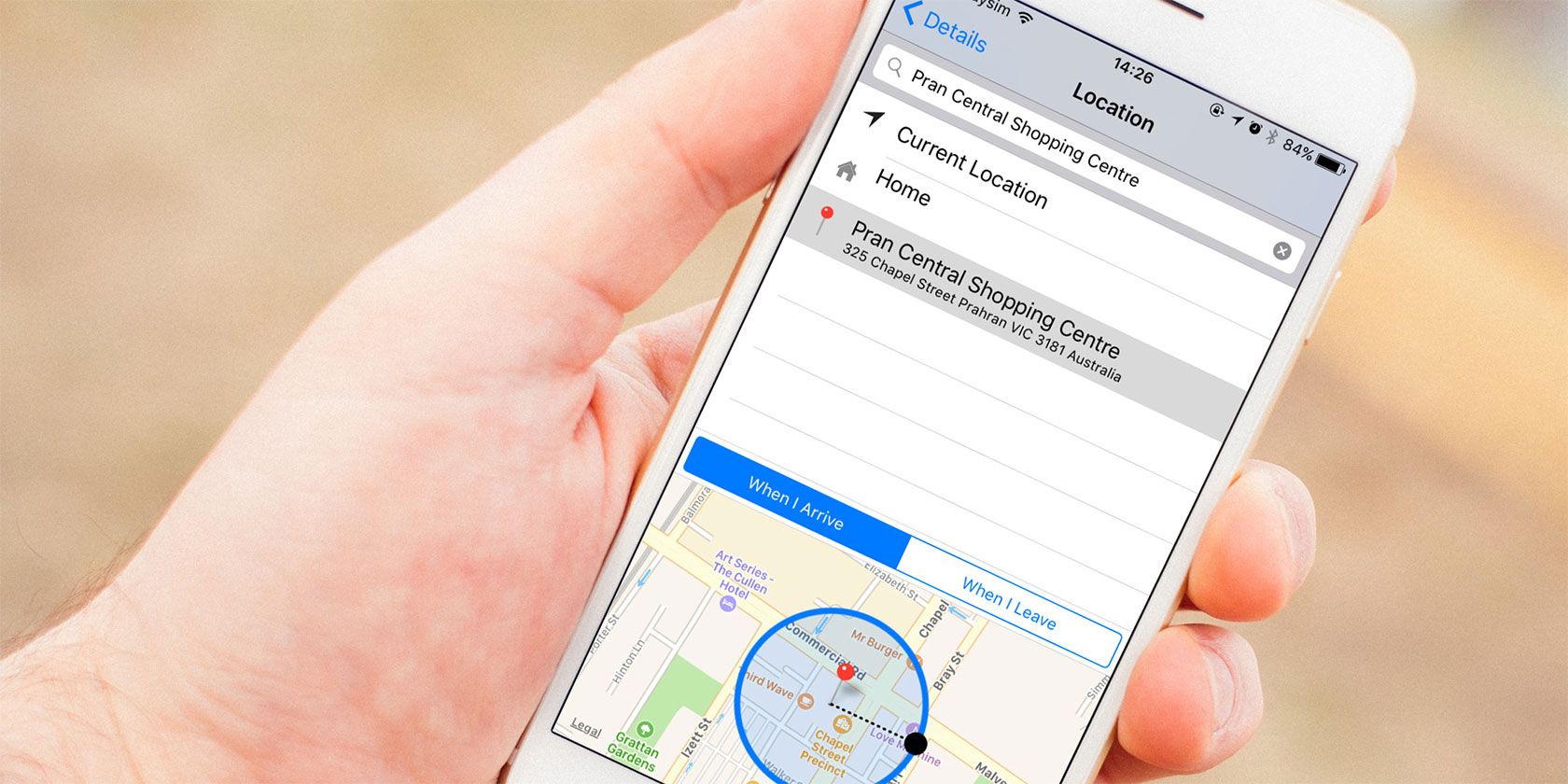 Напоминания по местоположению на iPhone, iPad и Mac