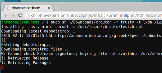 Создание нескольких chroot и переключение между ними