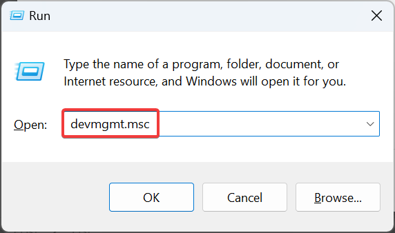 Windows 장치 관리자 창 스크린샷