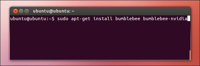 Установка пакетов bumblebee и bumblebee-nvidia в терминале
