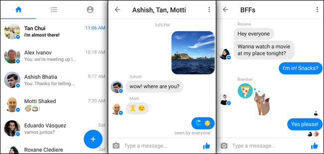 Иконки Facebook Lite и Messenger Lite
