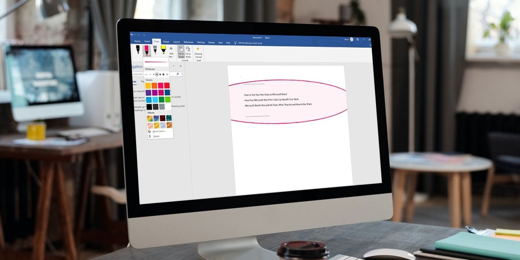 Инструменты пера в Microsoft Word — быстрое руководство