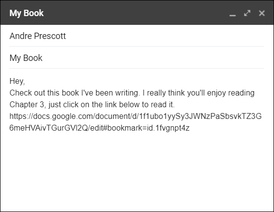 URL переводит прямо к выбранной части документа