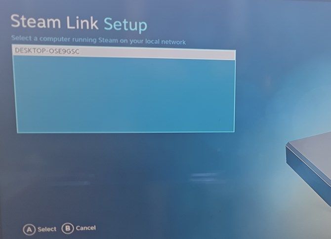 подключение устройства Steam Link к ПК