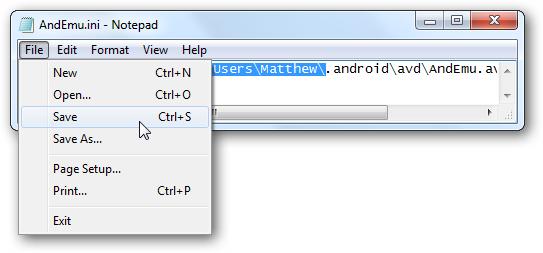 Пример отредактированного AndEmu.ini