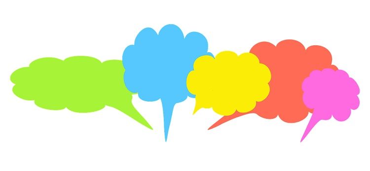 Облака диалогов и комментариев