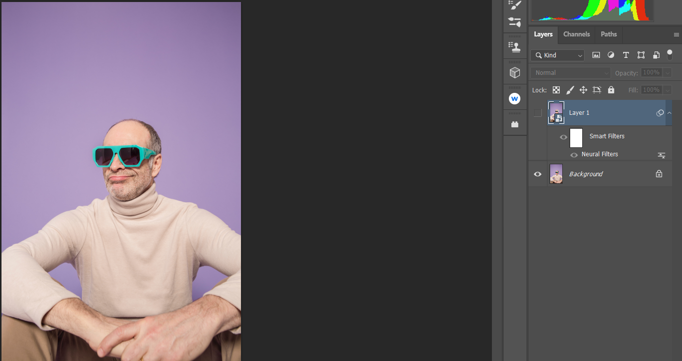 Исходное лицо до применения фильтра