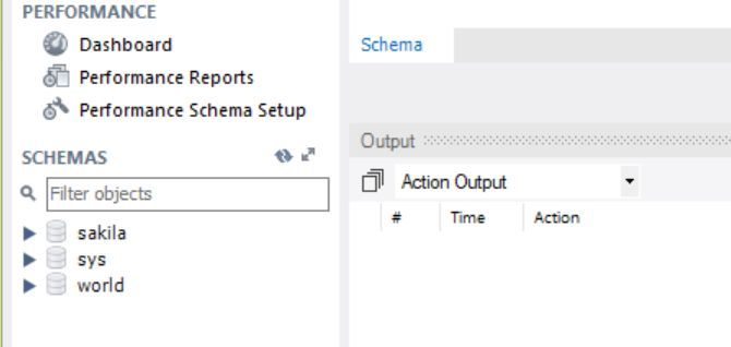 Создание схемы (базы данных) в MySQL Workbench