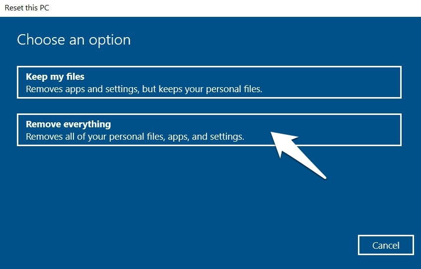 Удалить всё