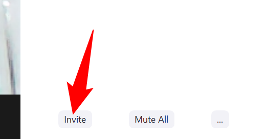 Нажмите «Invite» в панели участников.