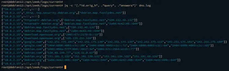 Выборка конкретных полей в JSON при помощи jq