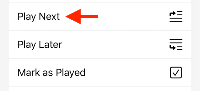 Нажмите Воспроизвести далее